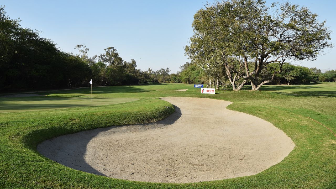 The fifth at Delhi Golf Club 