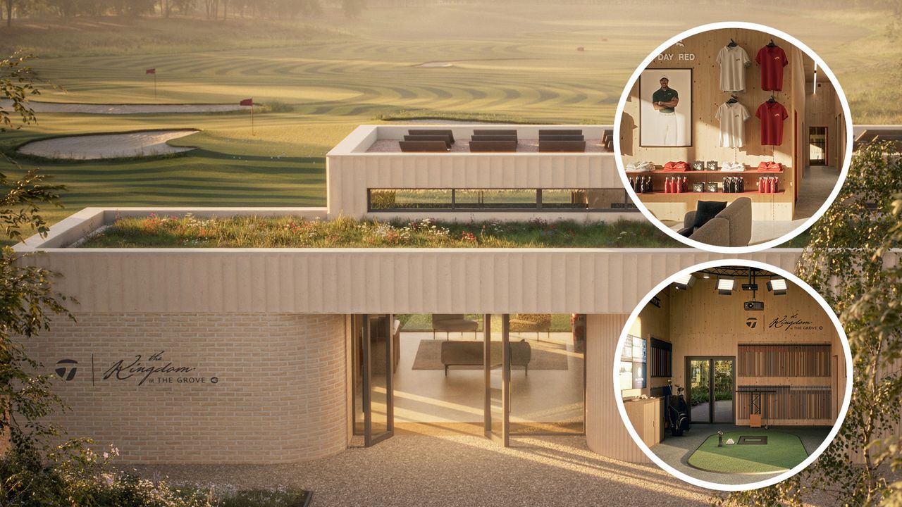 Various pictures of TaylorMade's new testing facility